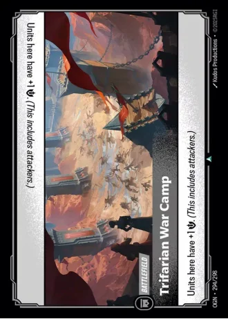 Trifarian War Camp (Oversized) #294/298 — Promotional Cards
