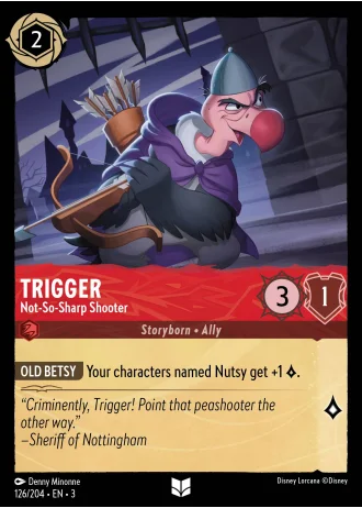 Trigger - Not-So-Sharp Shooter #126/204 — Into the Inklands