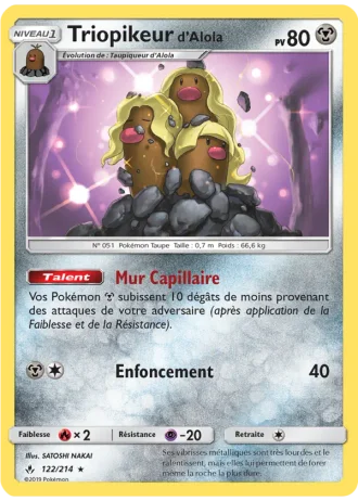 Triopikeur d’Alola #122 — Alliance Infaillible