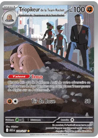 Triopikeur de la Team Rocket #239/217 — Héros Transcendants