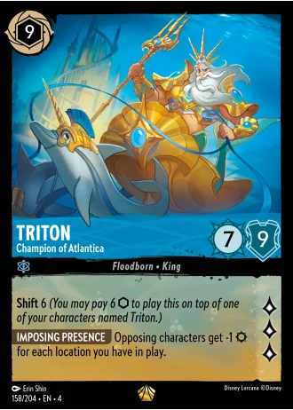 Triton - Champion of Atlantica #158/204 — Ursula's Return