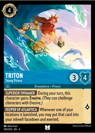 Triton - Young Prince #160/204 — Ursula's Return