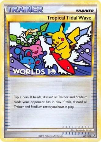 Tropical Tidal Wave HGSS18 — HeartGold & SoulSilver Promos