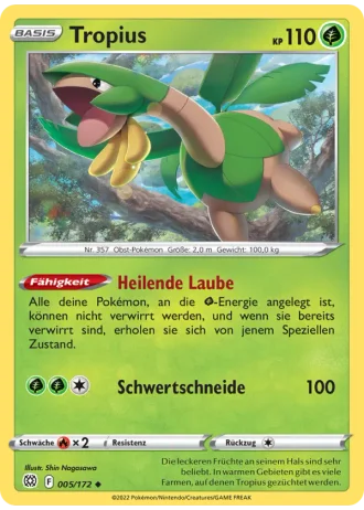 Tropius #005/172 — Strahlende Sterne