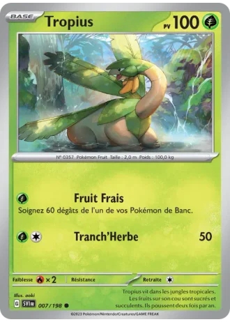 Tropius #007/198 — Écarlate et Violet