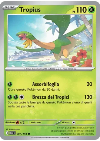 Tropius #007 — Evoluzioni a Paldea