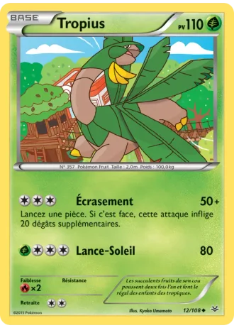 Tropius #12/108 — Ciel Rugissant