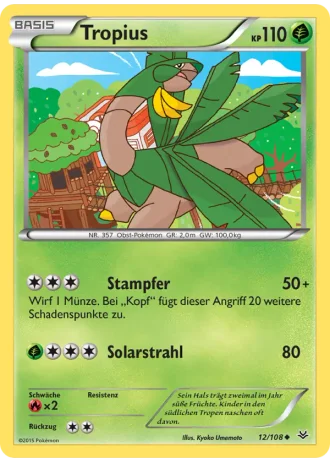 Tropius #12/108 — Drachenleuchten