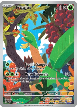 Tropius #195/193 — Évolutions à Paldea