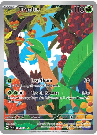 Tropius #195/193 — Paldea Evolved