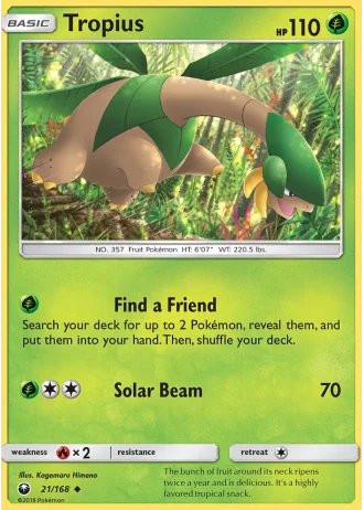 Tropius #21/168 — Celestial Storm