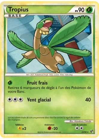 Tropius #22/90 — Indomptable