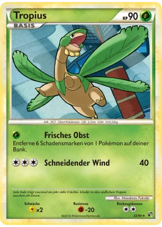 Tropius #22/90 — Unerschrocken