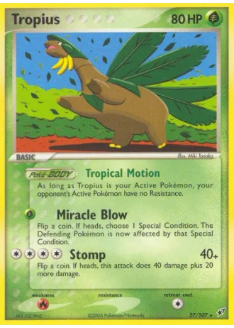 Tropius #27/107 — EX Deoxys