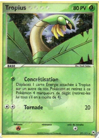 Tropius #27/101 — EX Légendes Oubliées