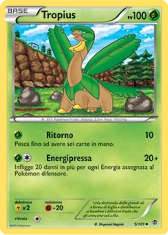 Tropius #5/101 — Esplosione Plasma
