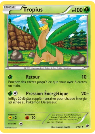 Tropius #5/101 — Explosion Plasma