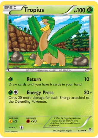 Tropius #5 — Plasma Blast