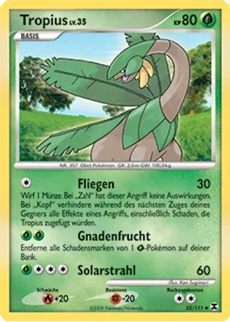 Tropius #52/111 — Aufstieg der Rivalen