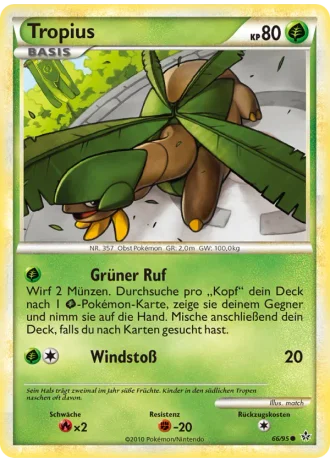 Tropius #66/95 — Entfesselt