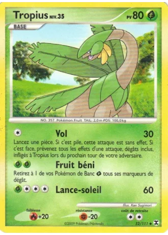 Tropius Niv. 35 #52 — Rivaux Émergeants