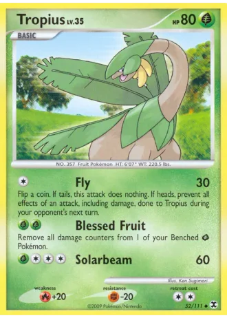 Tropius (Prerelease) #52/111 — Rising Rivals