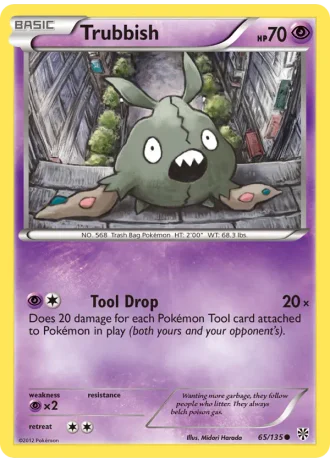 Trubbish #65/135 — Plasma Storm