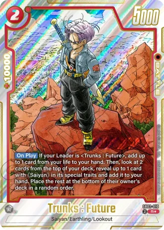 Trunks : Future (Alternative Art) SB02-010 — Manga Booster 02 (SB02)