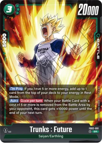 Trunks : Future  FB02-091 — Blazing Aura (FB02)