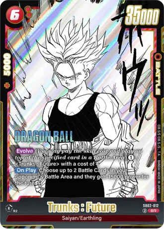 Trunks : Future SB02-012 — Manga Booster 02 (SB02)