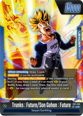 Trunks : Future/Son Gohan : Future (Alternative Art) FB11-025 — Brightness of Hope (FB11)