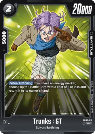 Trunks : GT FB03-118 — Raging Roar (FB03)