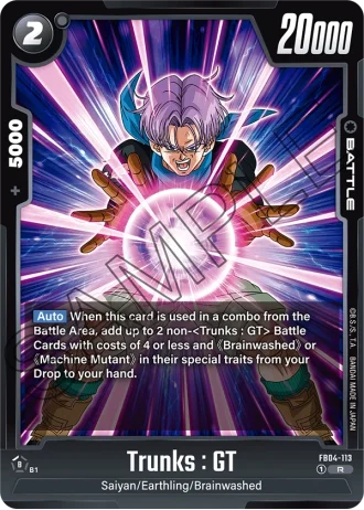 Trunks : GT  FB04-113 — Ultra Limit (FB04)