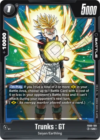 Trunks : GT  FB09-109 — Dual Evolution (FB09)