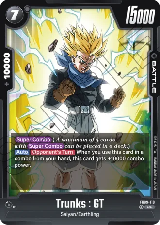 Trunks : GT FB09-110 — Dual Evolution (FB09)