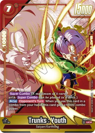Trunks : Youth (Alternative Art) FB08-016 — Saiyan's Pride (FB08)