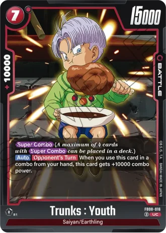 Trunks : Youth FB08-016 — Saiyan's Pride (FB08)