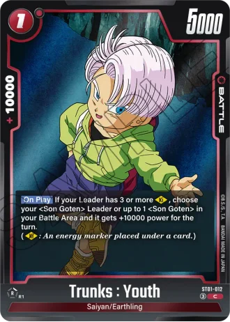 Trunks : Youth ST01-012 — Story Booster 01 (ST01)