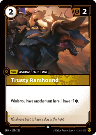 Trusty Ramhound #159/221 — Spiritforged