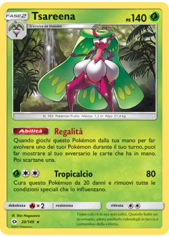 Tsareena #20/149 — Sole e Luna