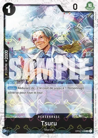 Tsuru (OP02-106) (Full Art) — ONE PIECE CARD THE BEST (PRB01)