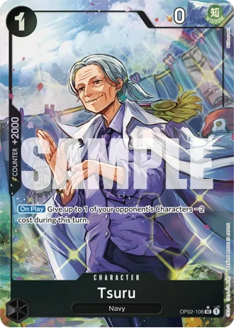 Tsuru (OP02-106) (Full Art) — One Piece The Best (PRB01)