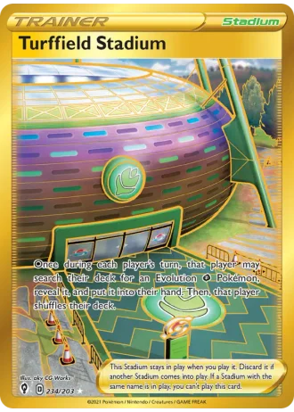 Turffield Stadium #234/203 — Evolving Skies