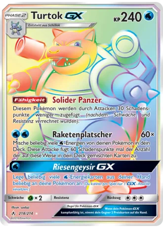 Turtok GX #218/214 — Kräfte im Einklang