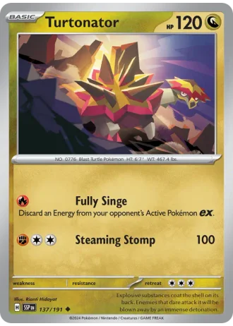 Turtonator #137/191 — Surging Sparks