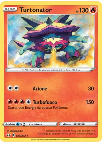 Turtonator #29/202 — Spada e Scudo