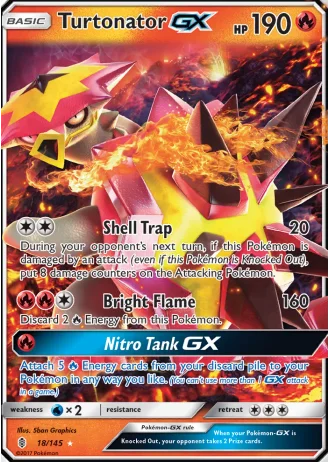 Turtonator GX #18/145 — Guardians Rising