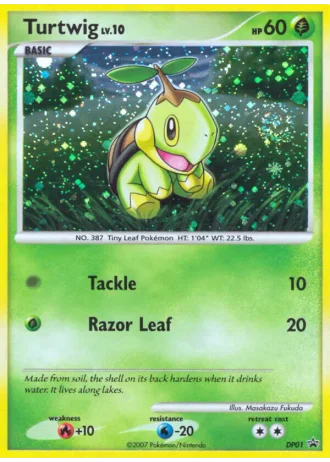 Turtwig DP01 — Diamond & Pearl Promos