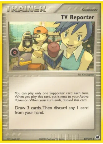 TV Reporter #82/101 — EX Dragon Frontiers