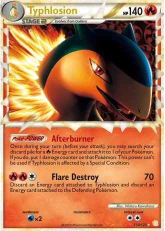 Typhlosion #110 — HeartGold SoulSilver